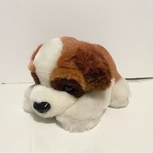 Dakin Dog Plush 1986 Mini 6” Brown White St Bernard Stuffed Animal